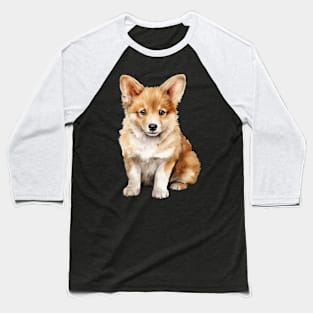 Puppy Icelandic Sheepdog Baseball T-Shirt